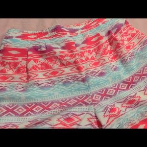 Girls xl (16) shorts- neon pink, blue, purple